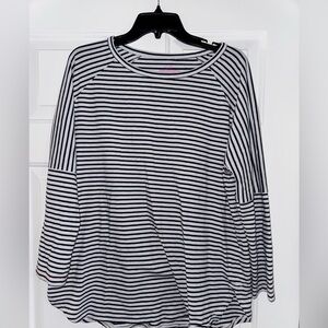 Vineyard Vines Blue and White Striped Tee